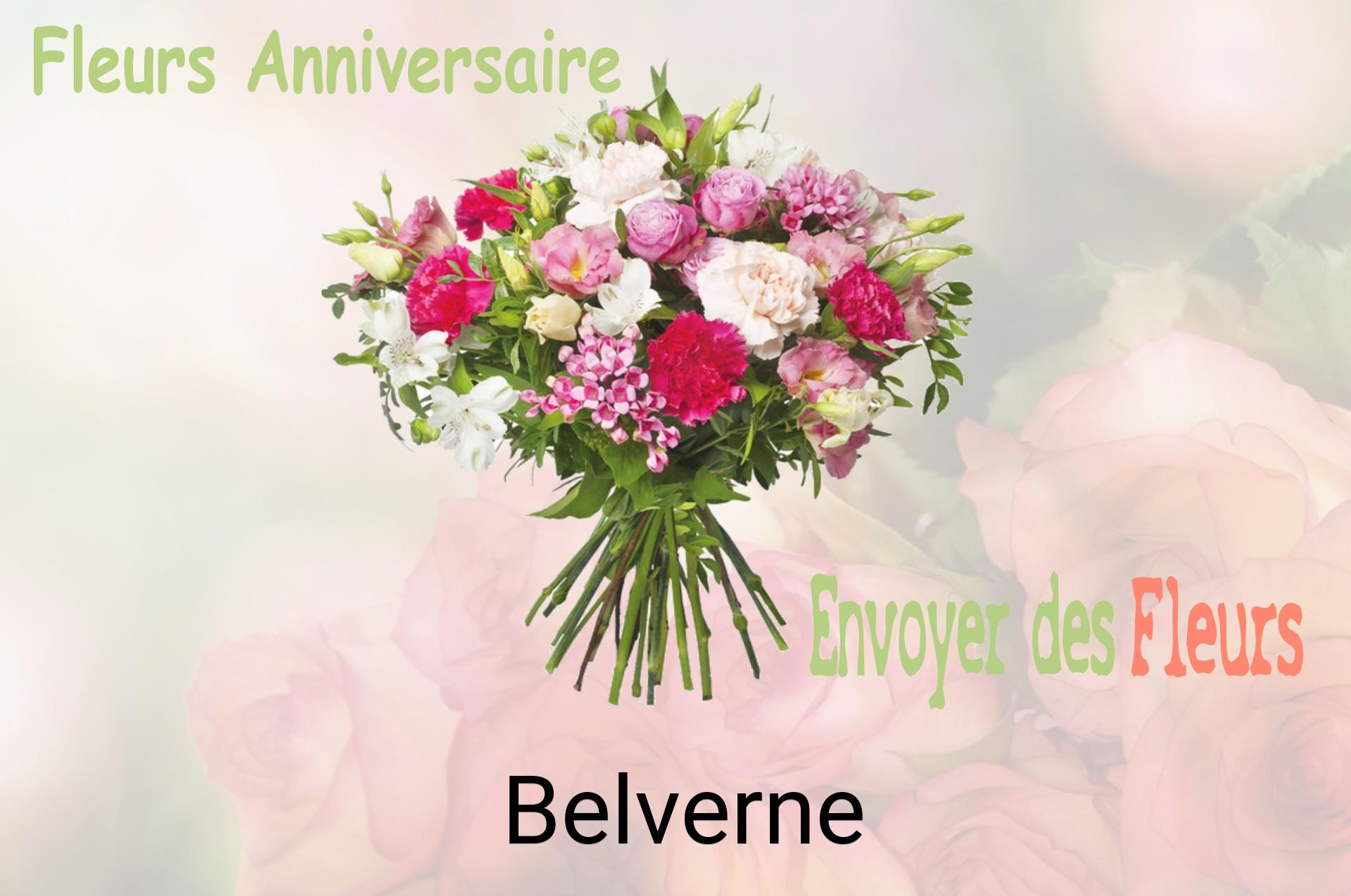 Bouquet de fleurs d’anniversaire livré à Belverne