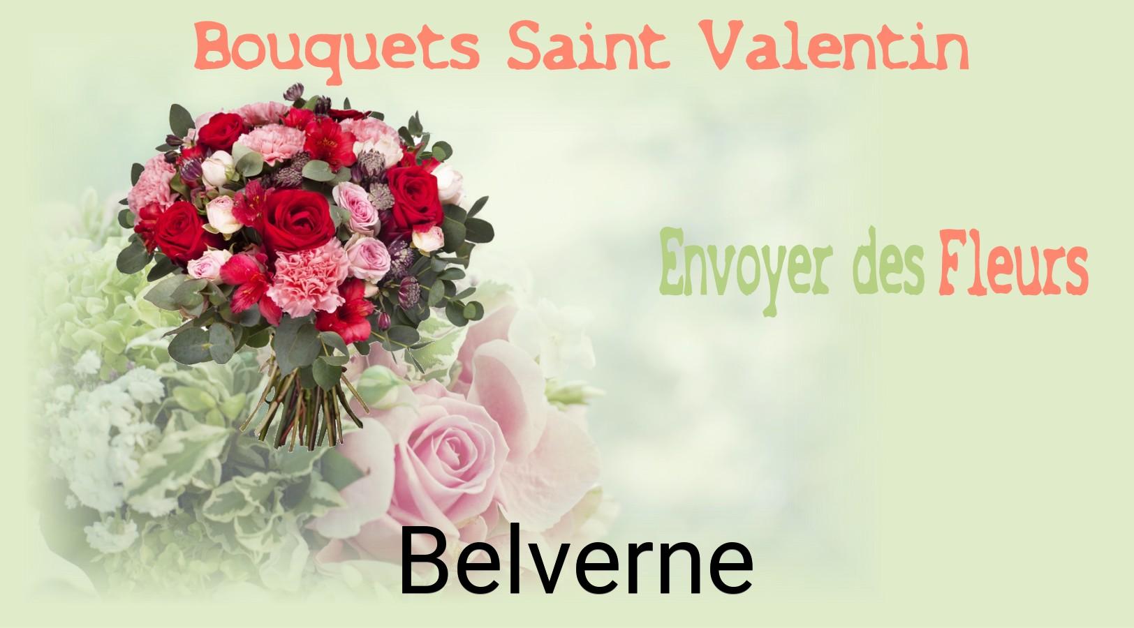 Roses de Saint-Valentin livrées à Belverne